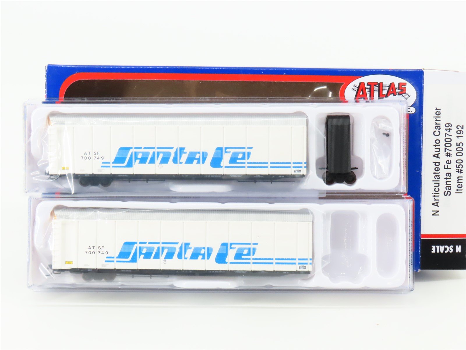 N Scale Atlas 50005192 ATSF Santa Fe Articulated Auto Carrier #700749