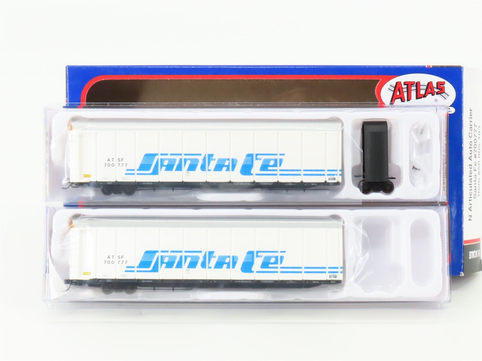 N Scale Atlas 50005193 ATSF Santa Fe Articulated Auto Carrier #700777