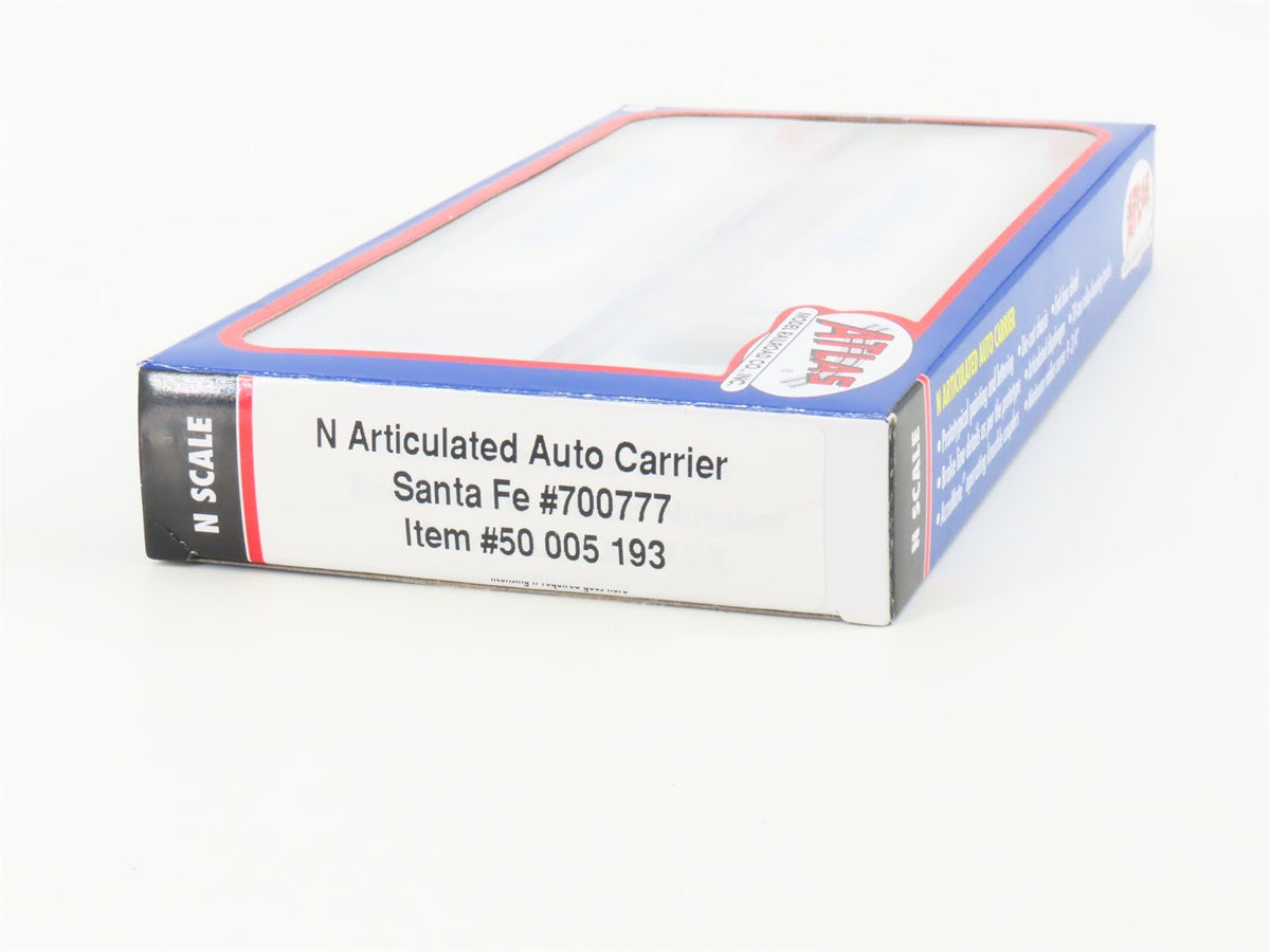 N Scale Atlas 50005193 ATSF Santa Fe Articulated Auto Carrier #700777