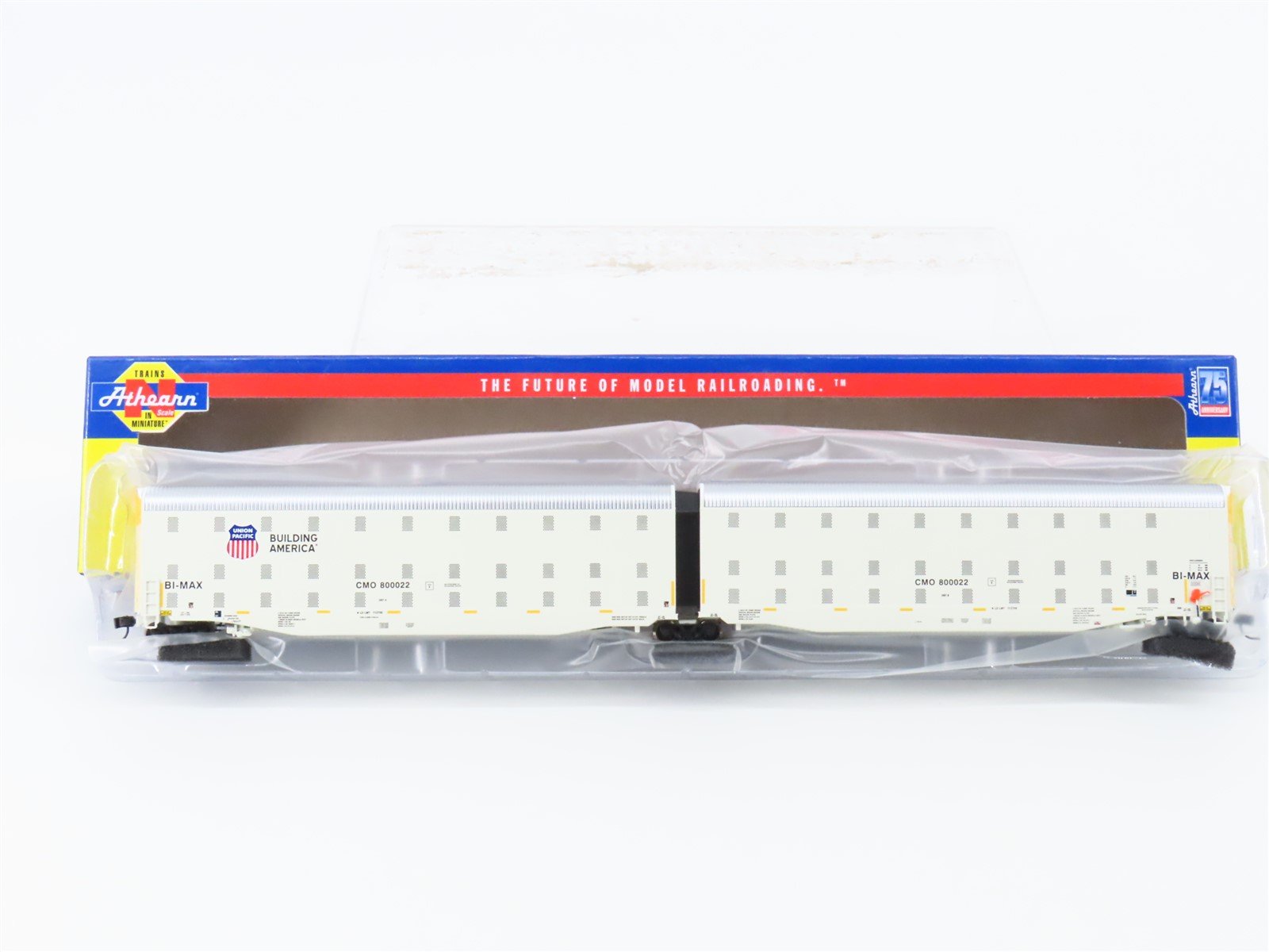 N Scale Athearn ATH24843 CMO Union Pacific Auto-Max Auto Carrier #800022