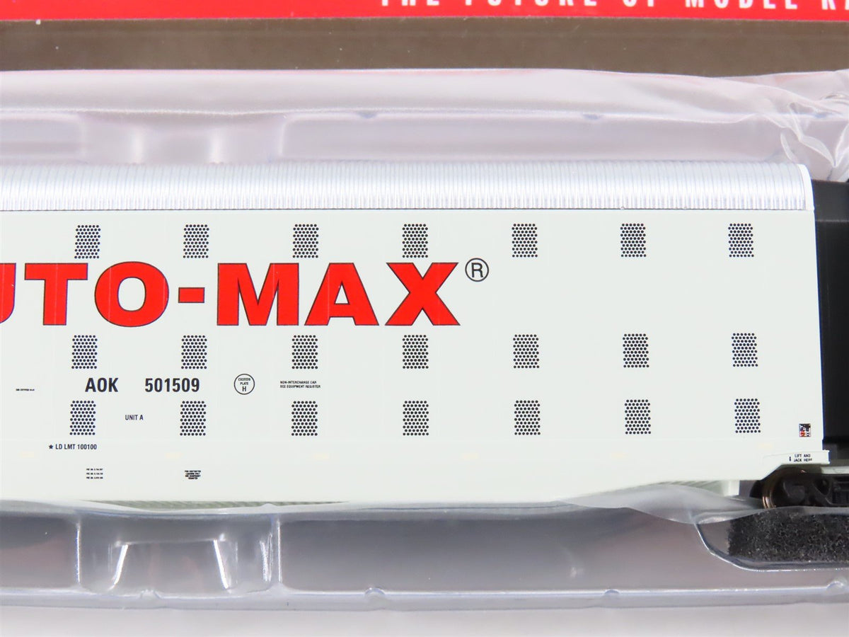 N Scale Athearn ATH24827 AOK Arkansas &amp; Oklahoma Auto-Max Auto Carrier #501509