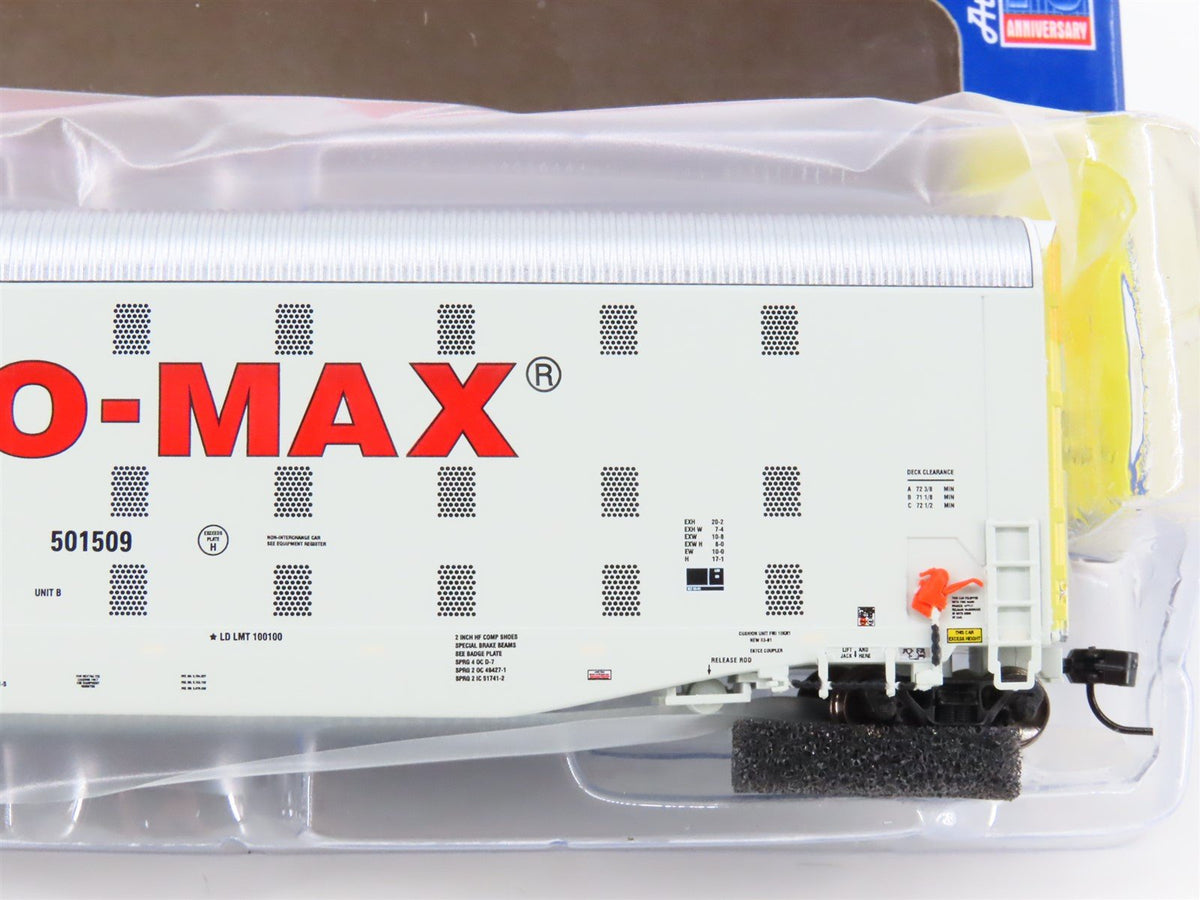 N Scale Athearn ATH24827 AOK Arkansas &amp; Oklahoma Auto-Max Auto Carrier #501509