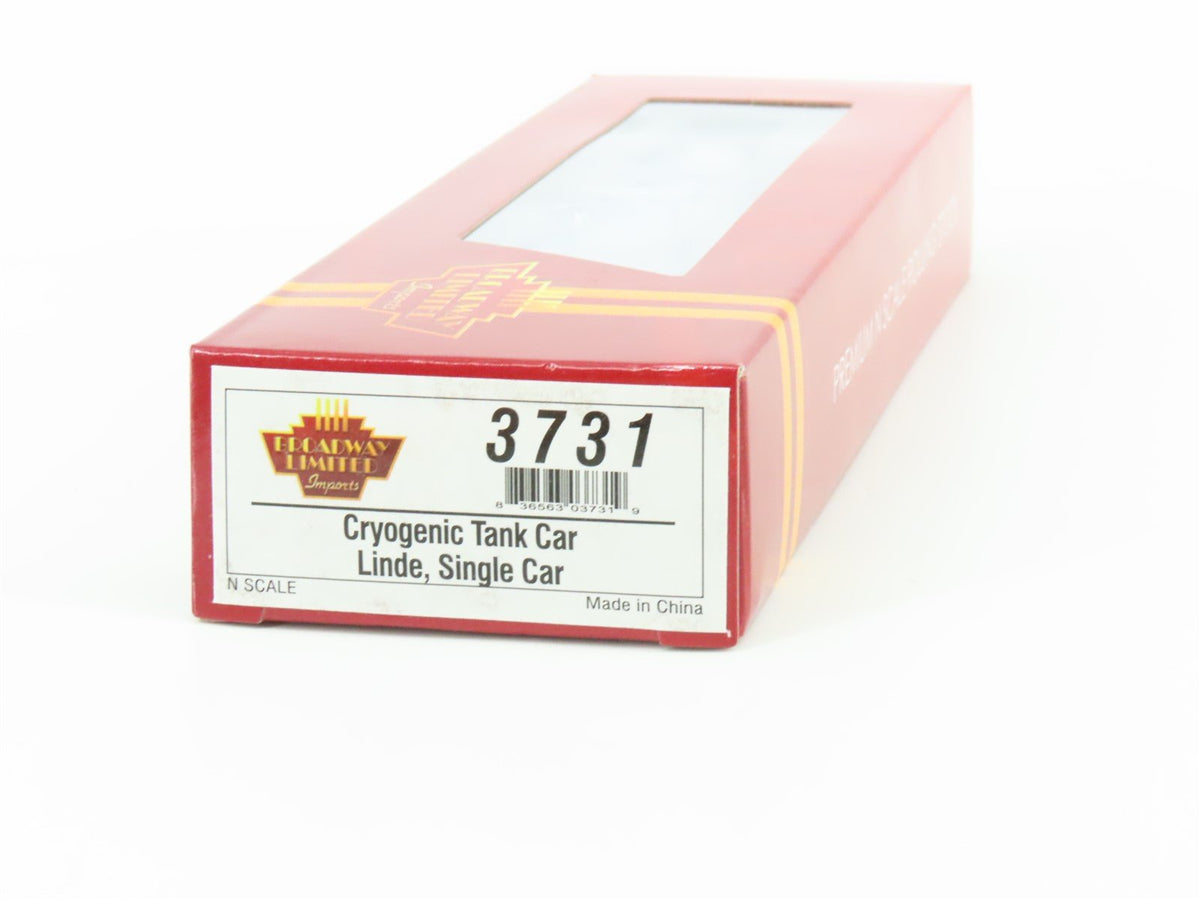 N Scale Broadway Limited BLI 3731 UTLX Linde Cryogenic Tankcar #80034