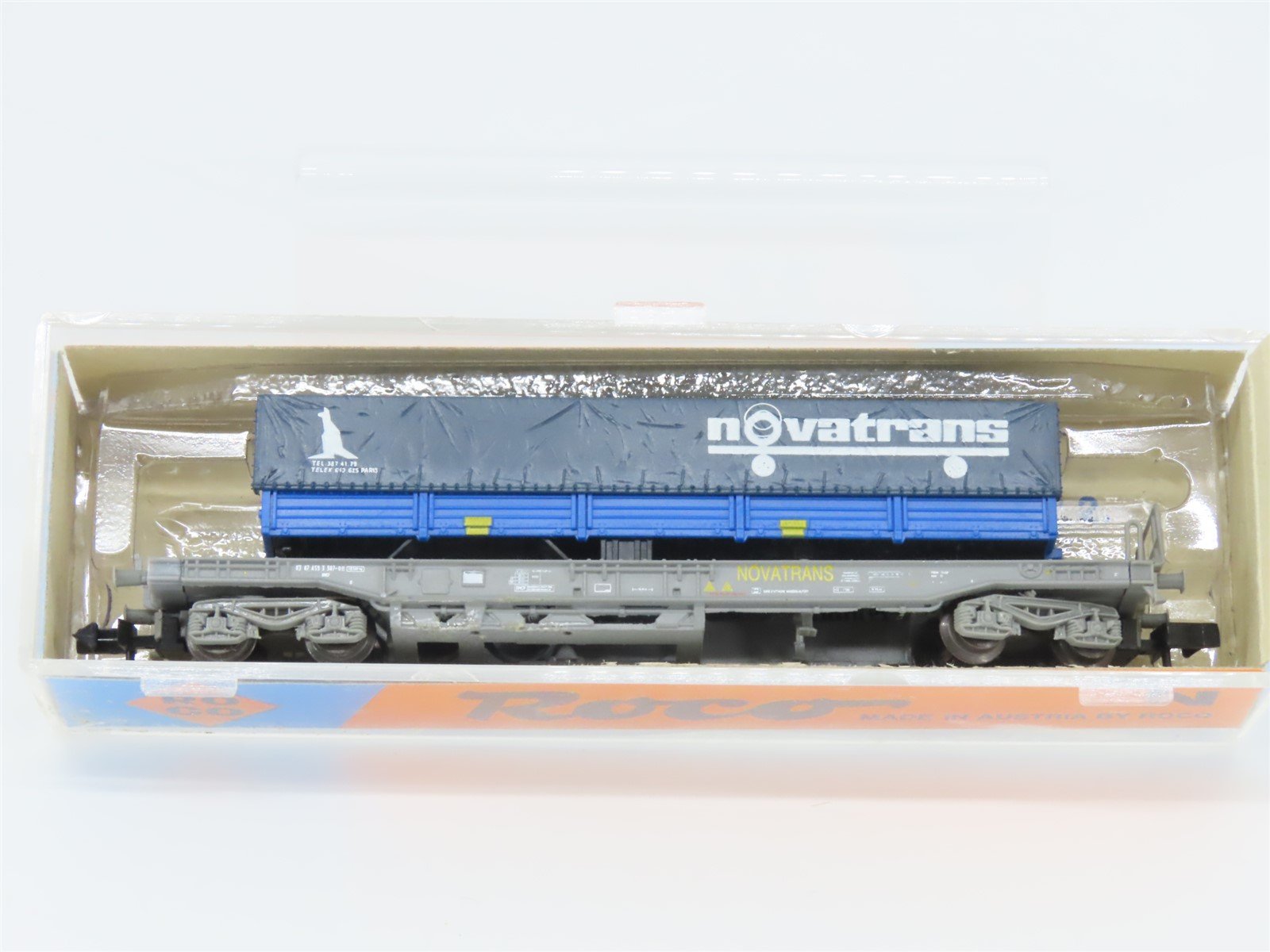 N Scale Roco 25151 Novatrans Container Carrier Wagon