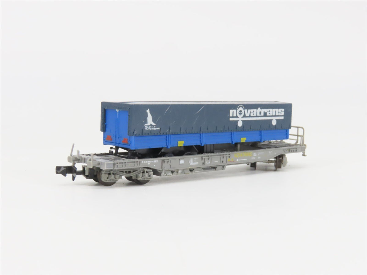 N Scale Roco 25151 Novatrans Container Carrier Wagon