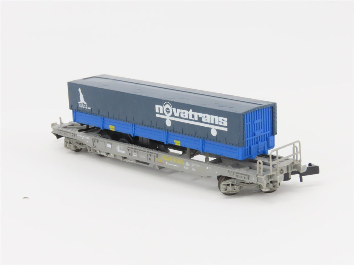 N Scale Roco 25151 Novatrans Container Carrier Wagon