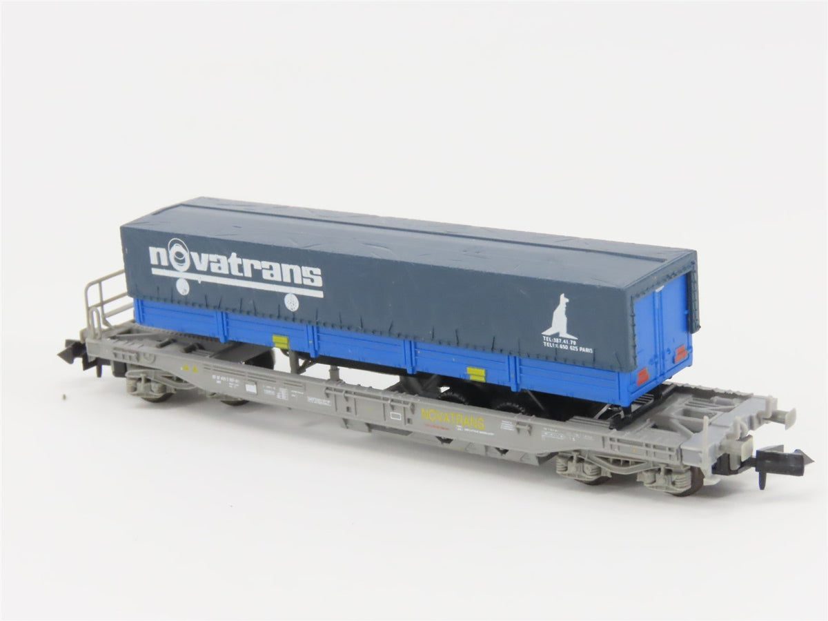 N Scale Roco 25151 Novatrans Container Carrier Wagon