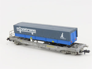 N Scale Roco 25151 Novatrans Container Carrier Wagon