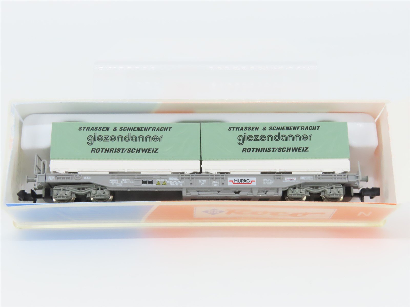 N Scale Roco 25300 SBB-CFF HUPAC Rothrist/Schweiz Container Carrier Wagon
