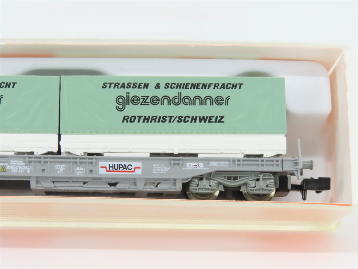 N Scale Roco 25300 SBB-CFF HUPAC Rothrist/Schweiz Container Carrier Wagon