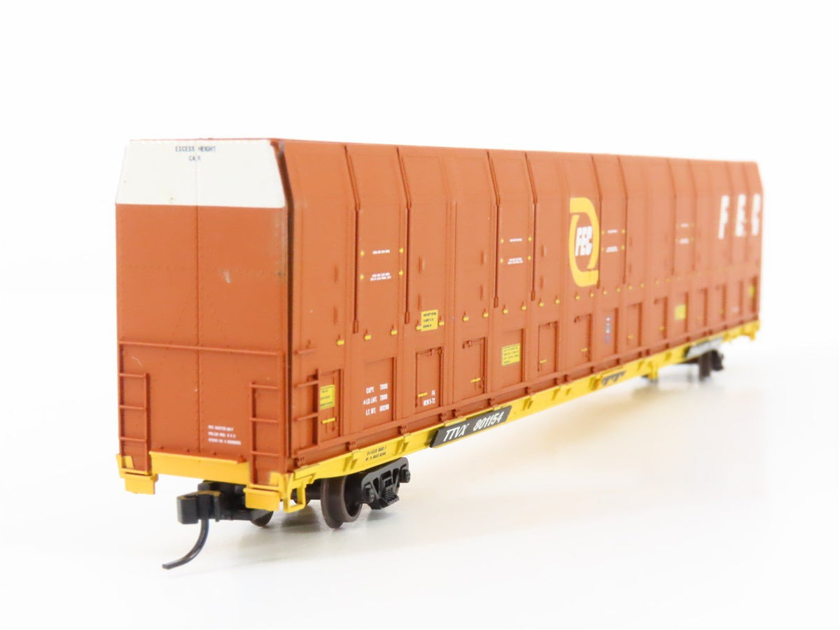 N Scale ExactRail EN-50504-2 FEC/TTVX Florida East Coast Vert-A-Pac #801154