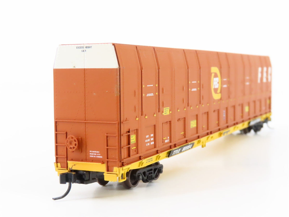 N Scale ExactRail EN-50504-2 FEC/TTVX Florida East Coast Vert-A-Pac #801154