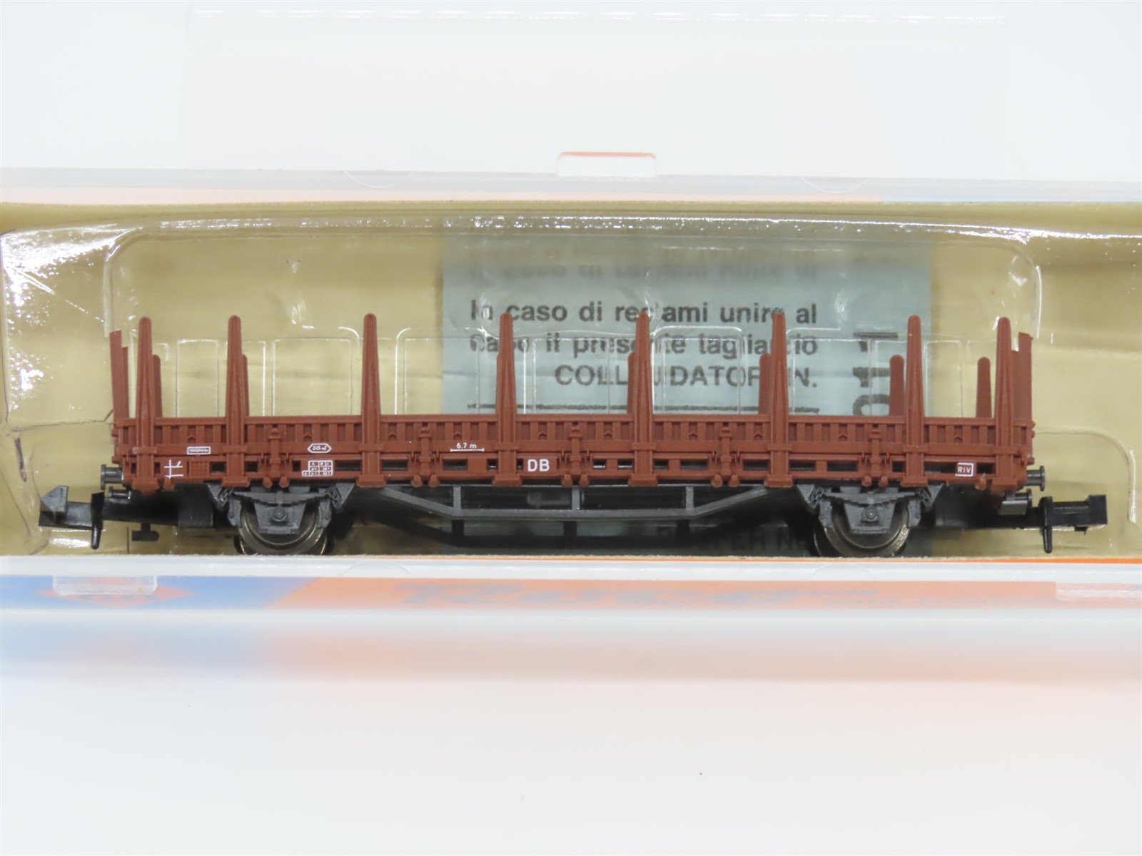 N Scale Roco 25015 DB Deutsche Bahn Stake Wagon