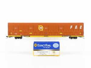 N Scale ExactRail EN-50504-2 FEC/TTVX Florida East Coast Vert-A-Pac #801154