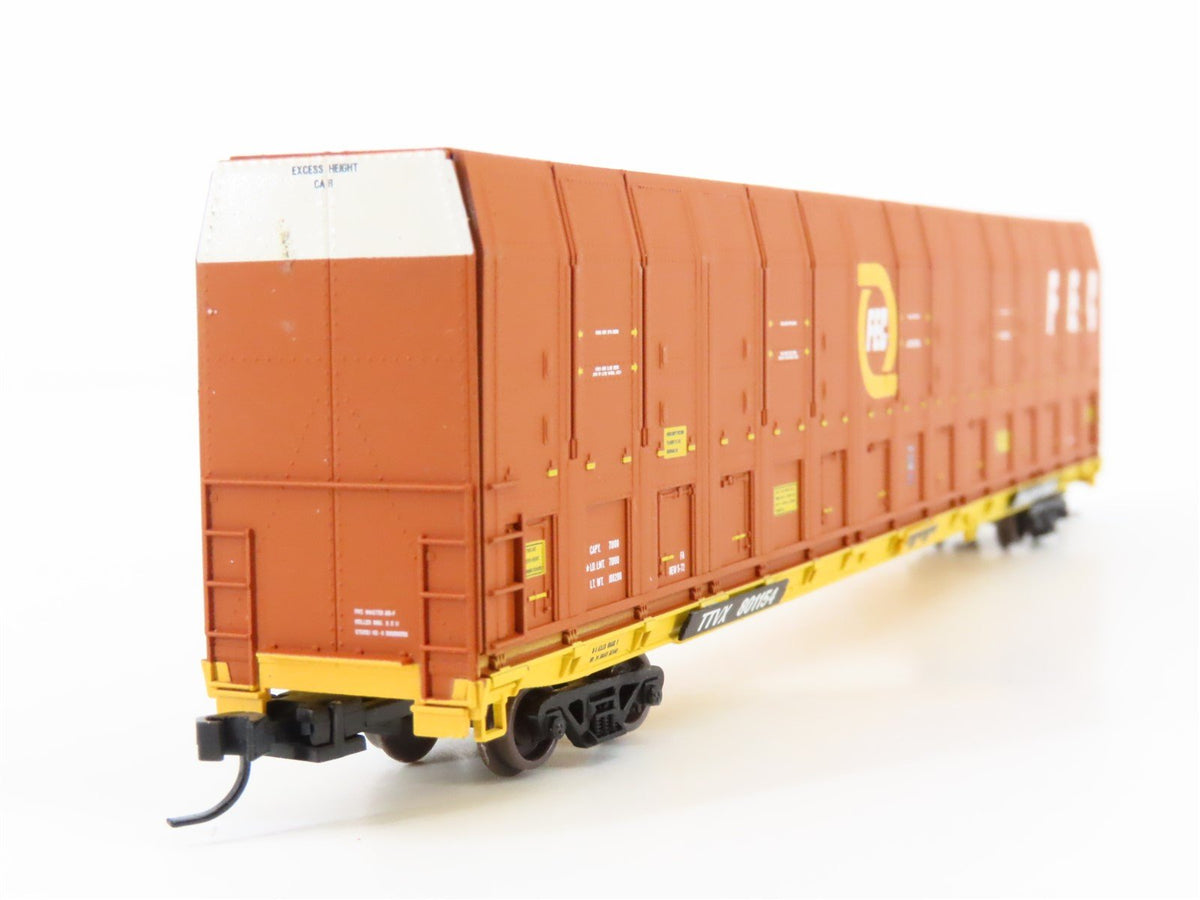 N Scale ExactRail EN-50504-2 FEC/TTVX Florida East Coast Vert-A-Pac #801154