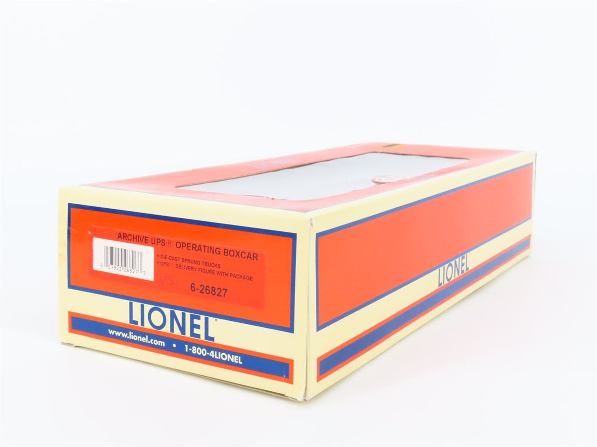 O Gauge 3-Rail Lionel 6-26827 Archive UPS Operating Boxcar #9237