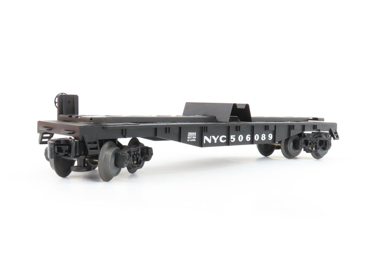 O Gauge 3-Rail Lionel 6-26044 NYC New York Central Flat Car w/Trailers 506089