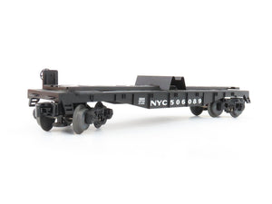 O Gauge 3-Rail Lionel 6-26044 NYC New York Central Flat Car w/Trailers 506089