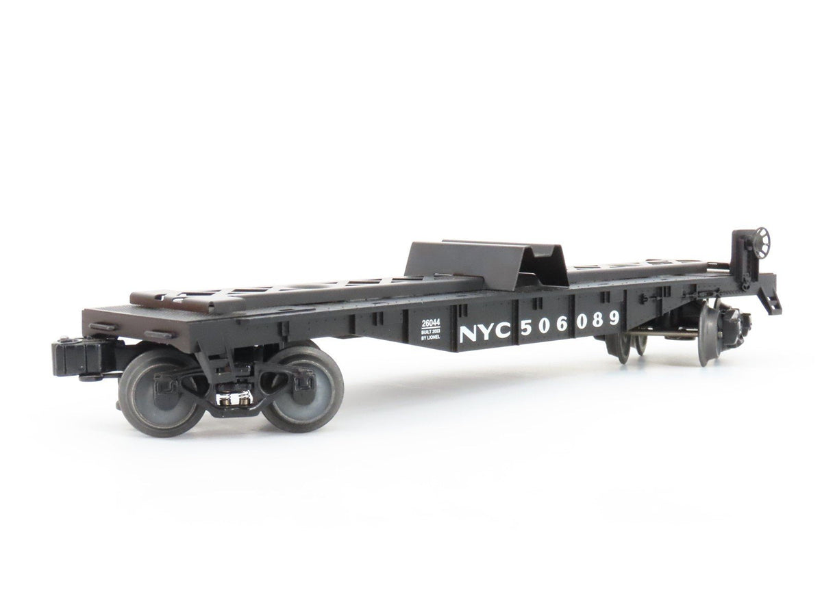 O Gauge 3-Rail Lionel 6-26044 NYC New York Central Flat Car w/Trailers 506089