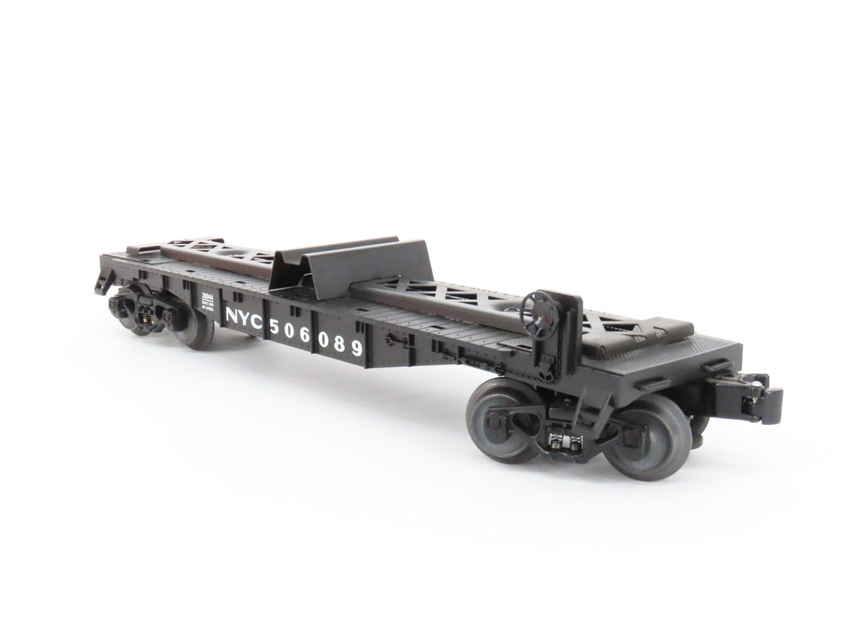 O Gauge 3-Rail Lionel 6-26044 NYC New York Central Flat Car w/Trailers 506089