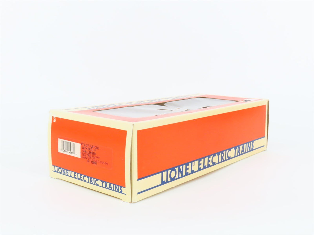 O Gauge 3-Rail Lionel 6-16955 ATSF Santa Fe Flat Car w/Ertl Challenger 16955