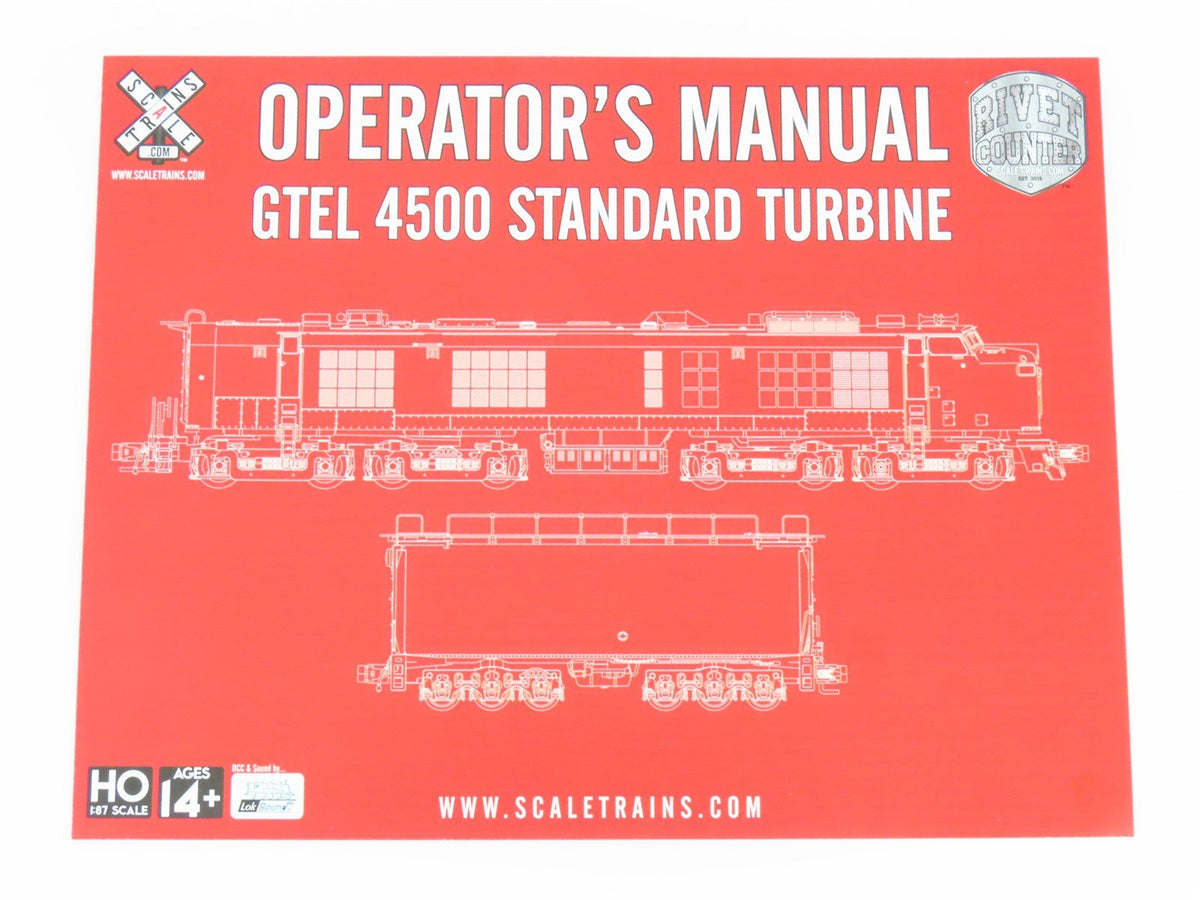 N Scaletrains.com SXT32614 UP GTEL 4500 Standard Turbine Farr Grilles Loco #57