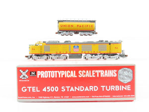 N Scaletrains.com SXT32608 UP GTEL 4500 Standard Turbine Loco #54 w/Tender