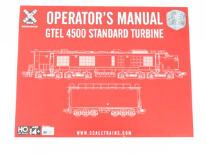 N Scaletrains.com SXT32608 UP GTEL 4500 Standard Turbine Loco #54 w/Tender