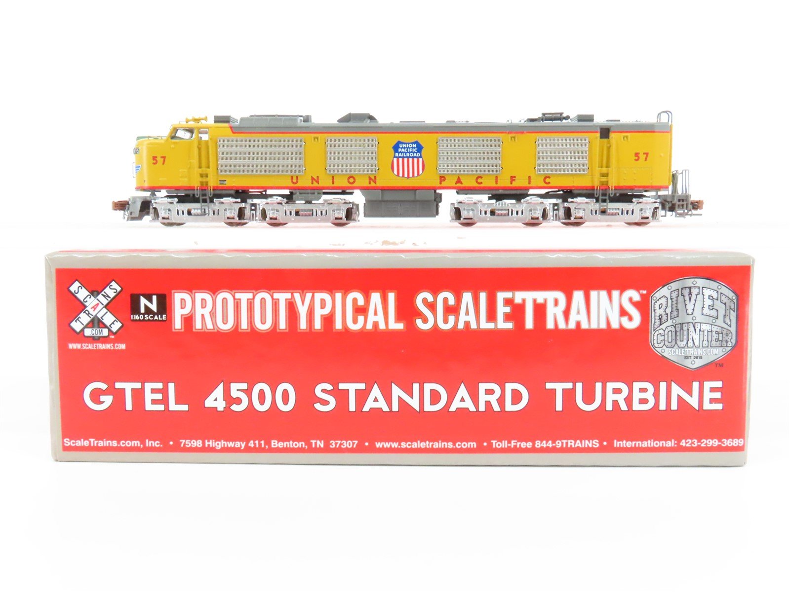 N Scaletrains.com SXT32612 UP GTEL 4500 Turbine Farr Grilles #57 wDCC & Sound