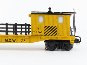 O Gauge 3-Rail Lionel 6-82092 MOW Illuminated Work Tie Car w/Load #77