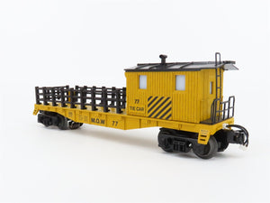 O Gauge 3-Rail Lionel 6-82092 MOW Illuminated Work Tie Car w/Load #77
