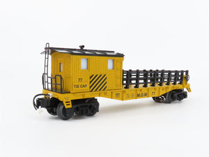 O Gauge 3-Rail Lionel 6-82092 MOW Illuminated Work Tie Car w/Load #77