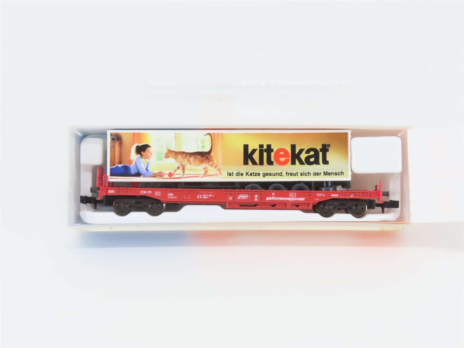 N Scale Roco 25289 DB Deutsche Bahn Kitekat Container Carrier Wagon