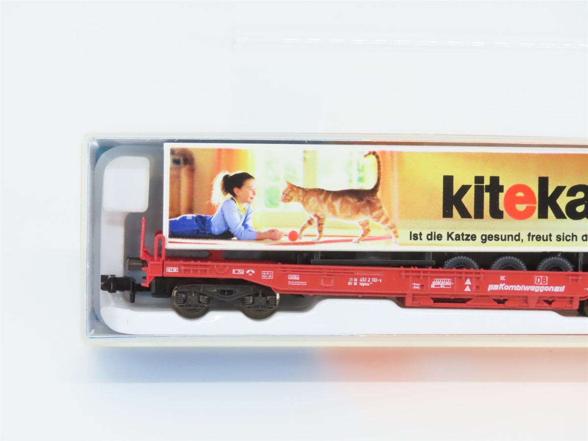 N Scale Roco 25289 DB Deutsche Bahn Kitekat Container Carrier Wagon
