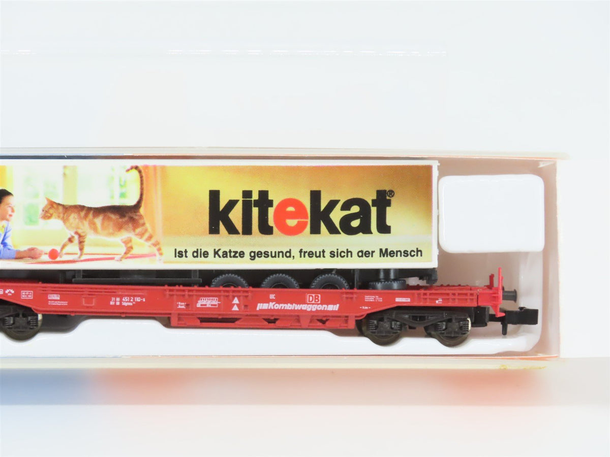 N Scale Roco 25289 DB Deutsche Bahn Kitekat Container Carrier Wagon