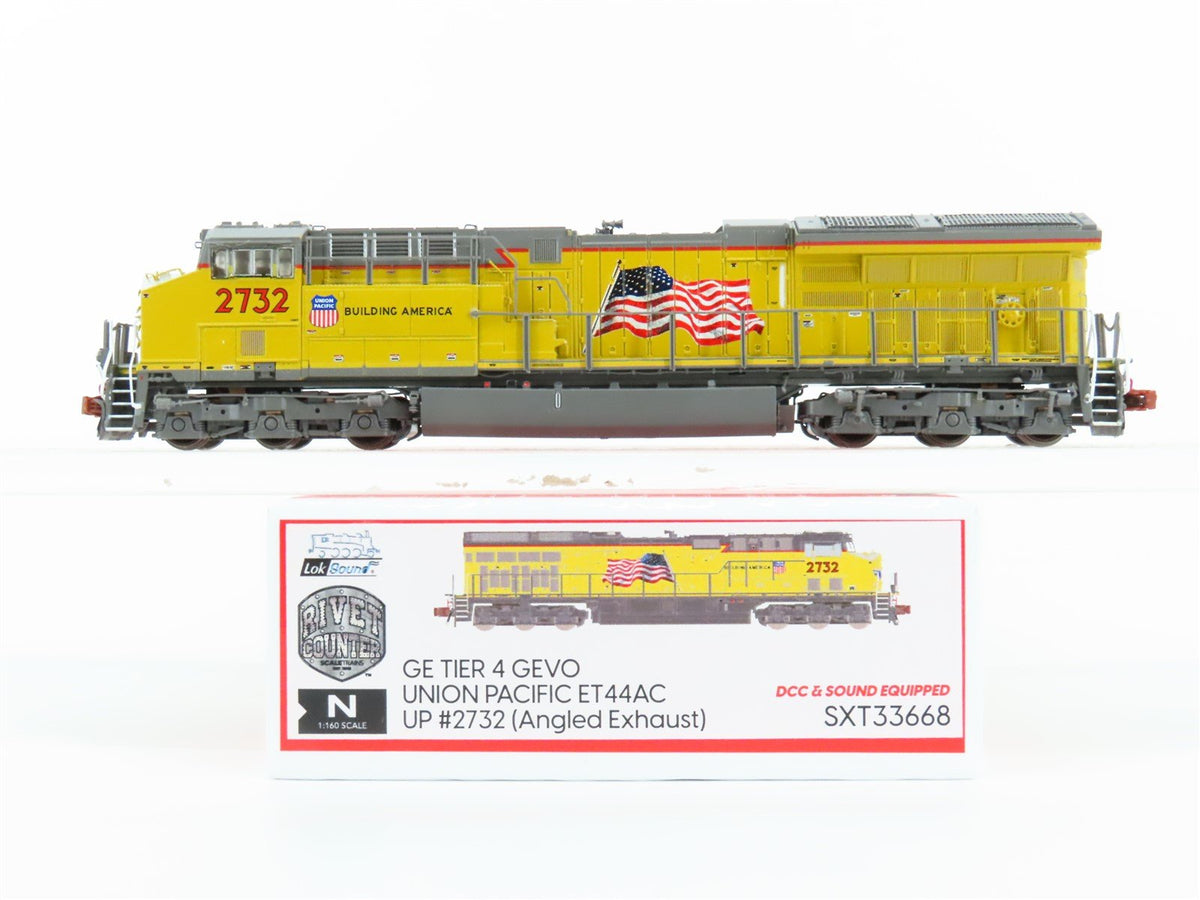 N Scaletrains.com SXT33668 UP Union Pacific ET44AC Diesel #2732 w/ DCC &amp; Sound