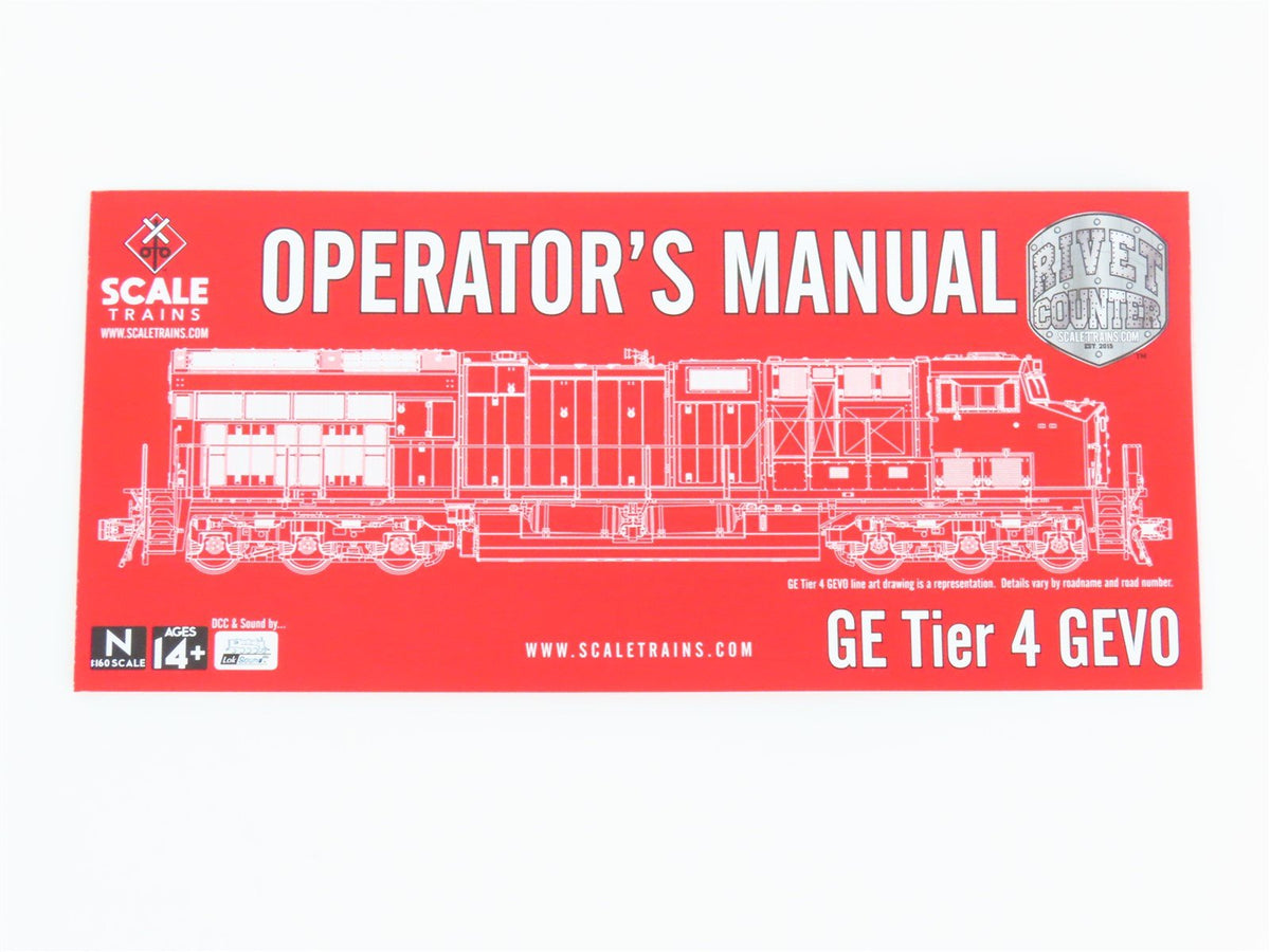 N Scaletrains.com SXT33668 UP Union Pacific ET44AC Diesel #2732 w/ DCC &amp; Sound
