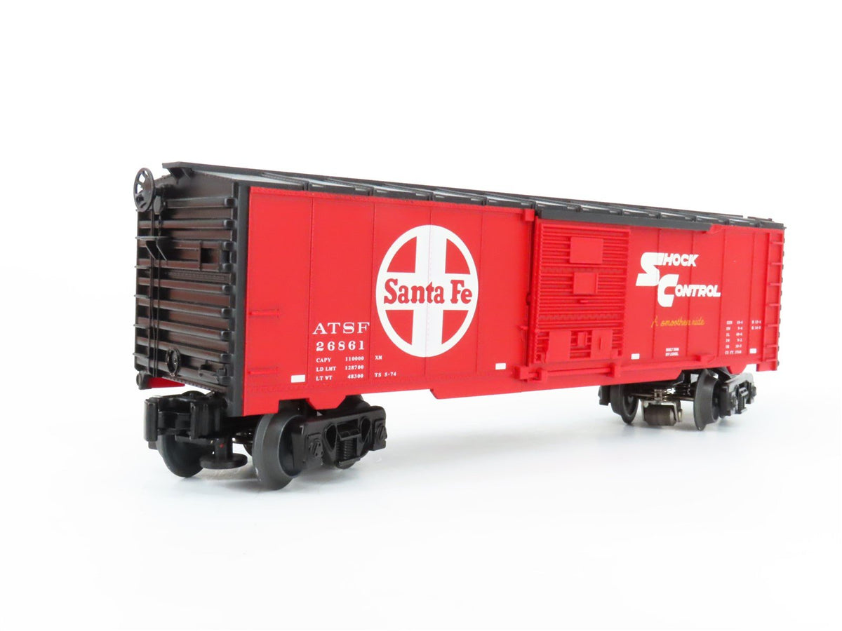 O Gauge 3-Rail Lionel 6-26861 ATSF Santa Fe Boxcar w/Trainsounds #26861