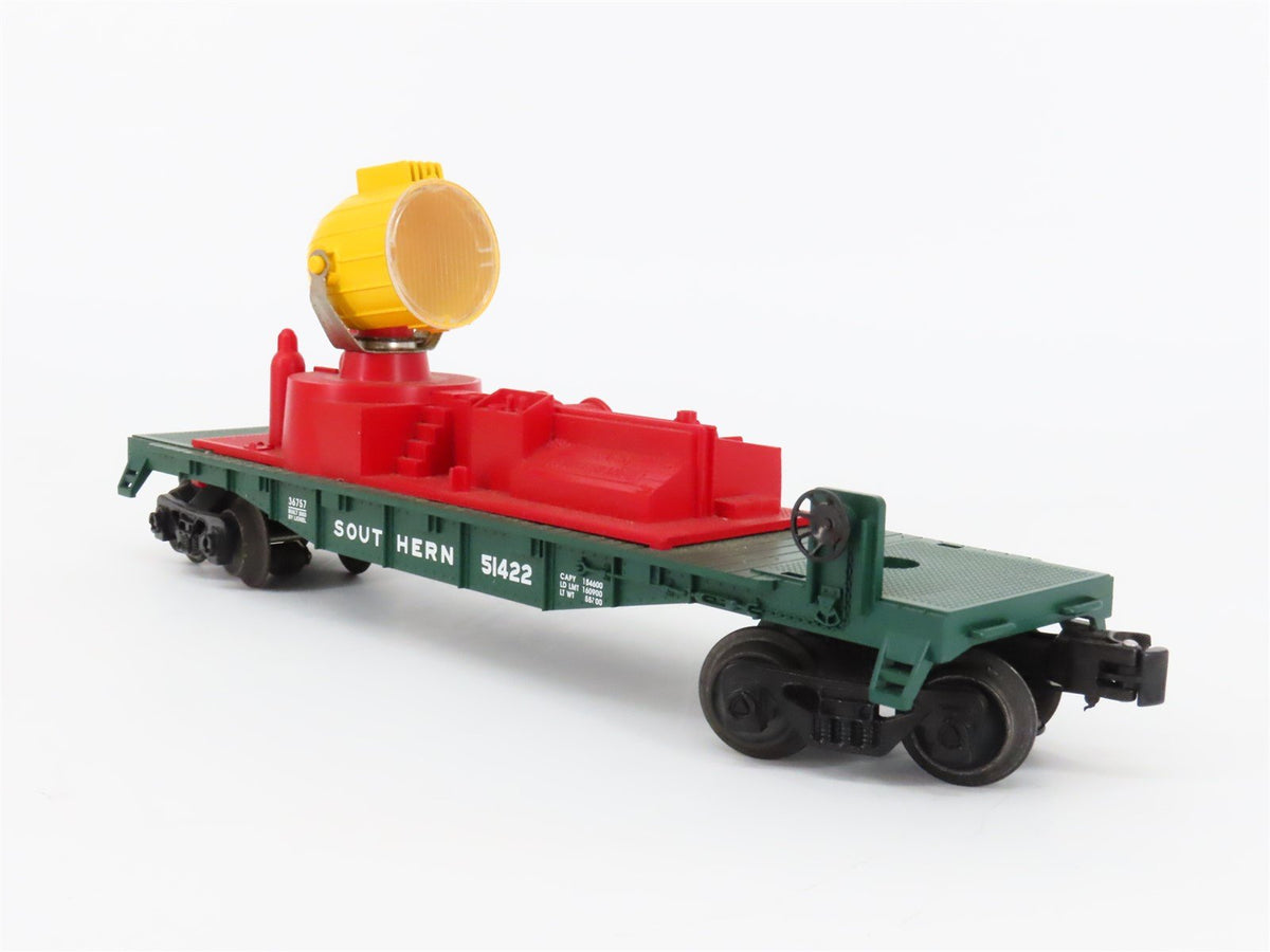O Gauge 3-Rail Lionel 6-36757 SRR Southern Railway Searchlight Car #51422