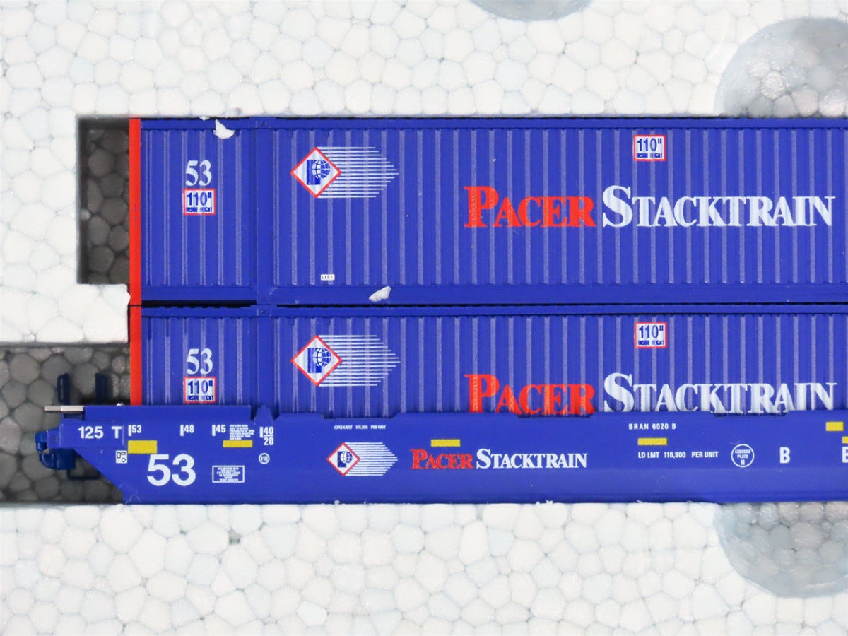 N Scale Kato 106-6179 BRAN Pacer Stack Gunderson MAXI-IV Double Stack 3-Pack