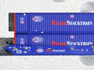 N Scale Kato 106-6179 BRAN Pacer Stack Gunderson MAXI-IV Double Stack 3-Pack