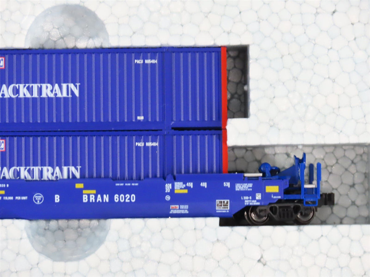 N Scale Kato 106-6179 BRAN Pacer Stack Gunderson MAXI-IV Double Stack 3-Pack