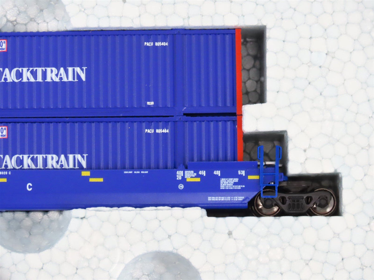 N Scale Kato 106-6179 BRAN Pacer Stack Gunderson MAXI-IV Double Stack 3-Pack