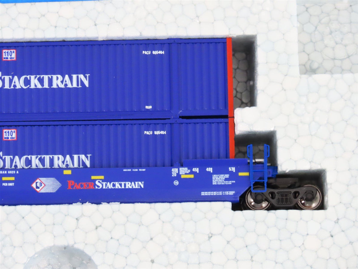 N Scale Kato 106-6179 BRAN Pacer Stack Gunderson MAXI-IV Double Stack 3-Pack
