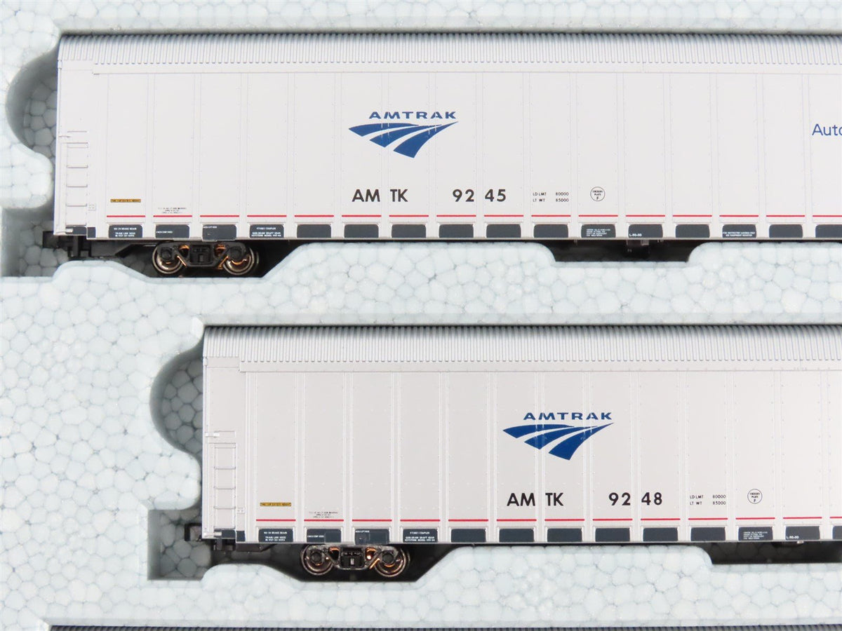 N Scale Kato 106-5506 Amtrak Phase V &quot;Auto Train&quot; Autorack 4-Pack