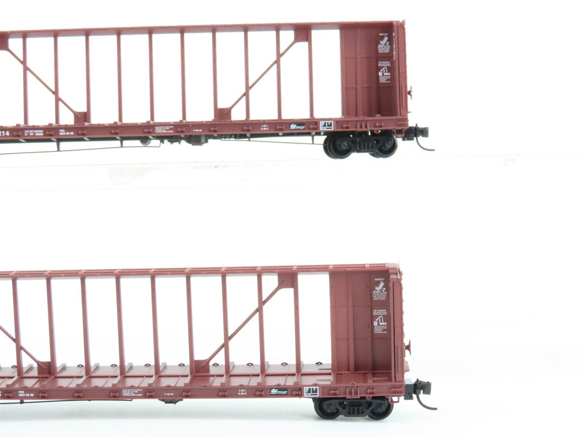 N Scale Micro-Trains MTL 99300177 UP Union Pacific Centerbeam Flatcar 4-Pack