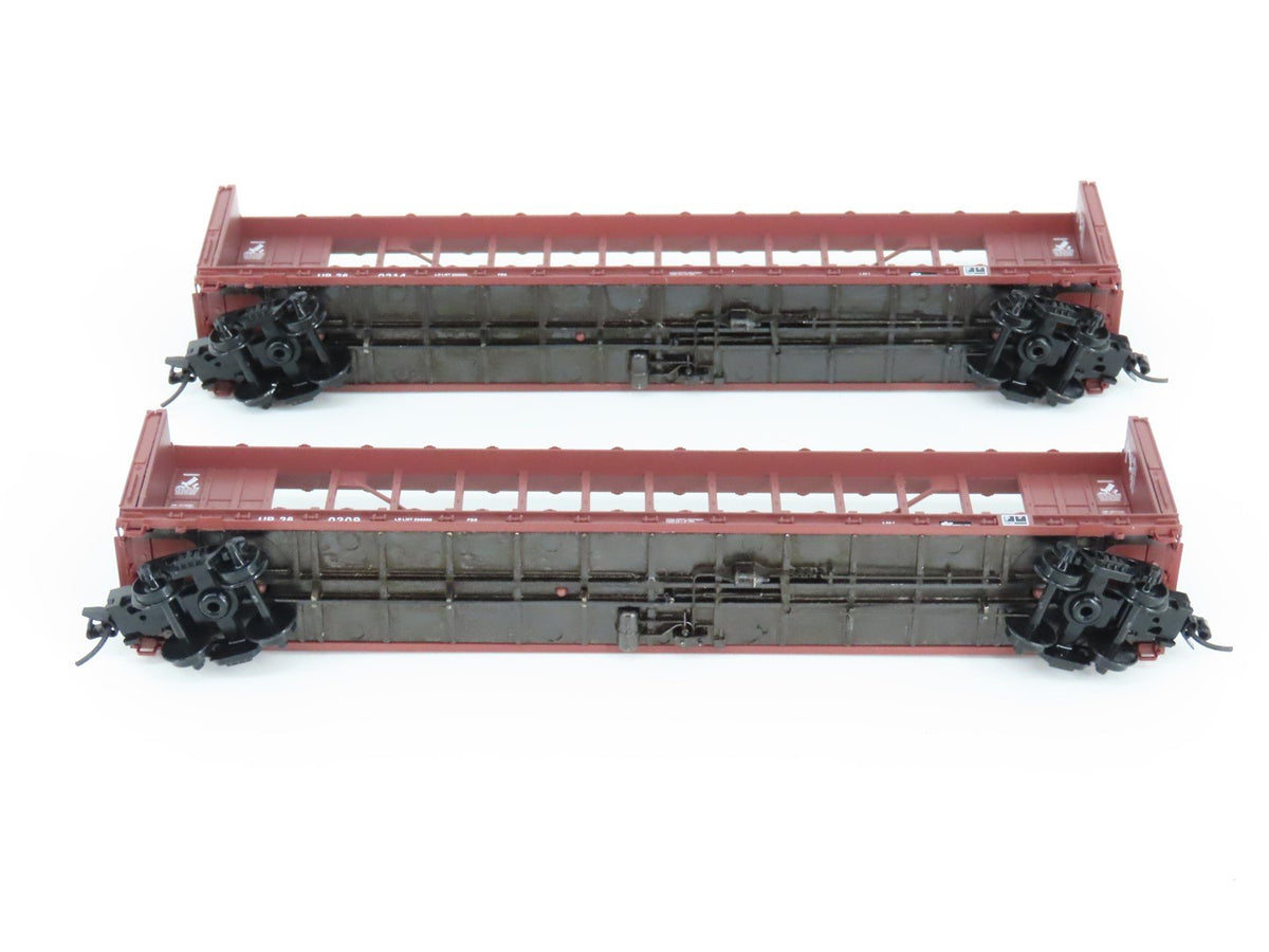 N Scale Micro-Trains MTL 99300177 UP Union Pacific Centerbeam Flatcar 4-Pack