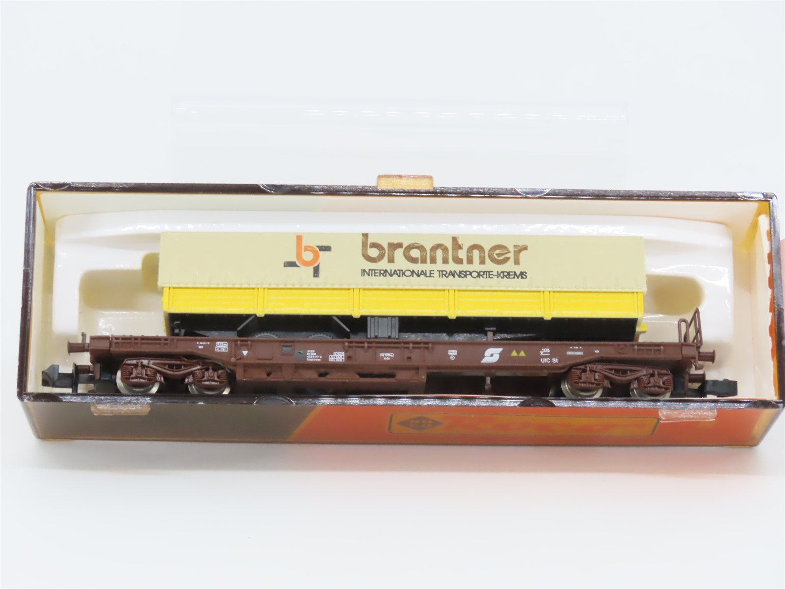 N Scale Roco 28000 OBB Branter Container Carrier Wagon