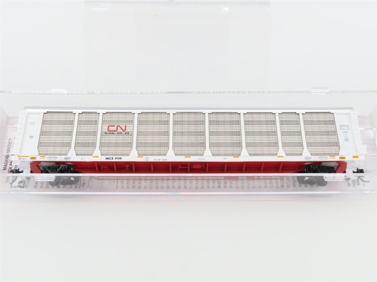N Micro-Trains MTL 11100341 CN Canadian National 89&#39; Auto Carrier NKCR9199