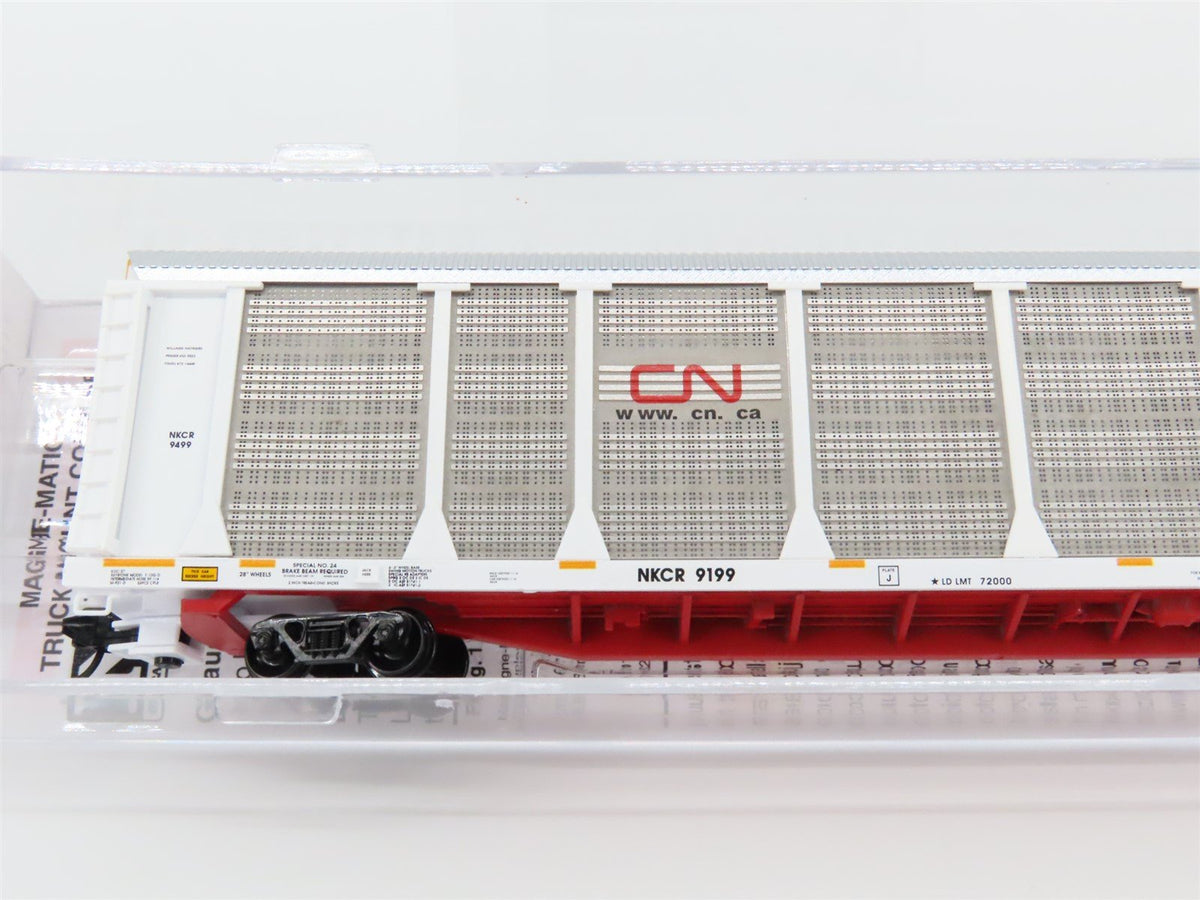 N Micro-Trains MTL 11100341 CN Canadian National 89&#39; Auto Carrier NKCR9199